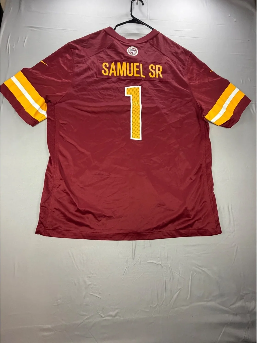 Nike Washington Commanders #1 Samuel Sr. NFL Game Jersey 2XL